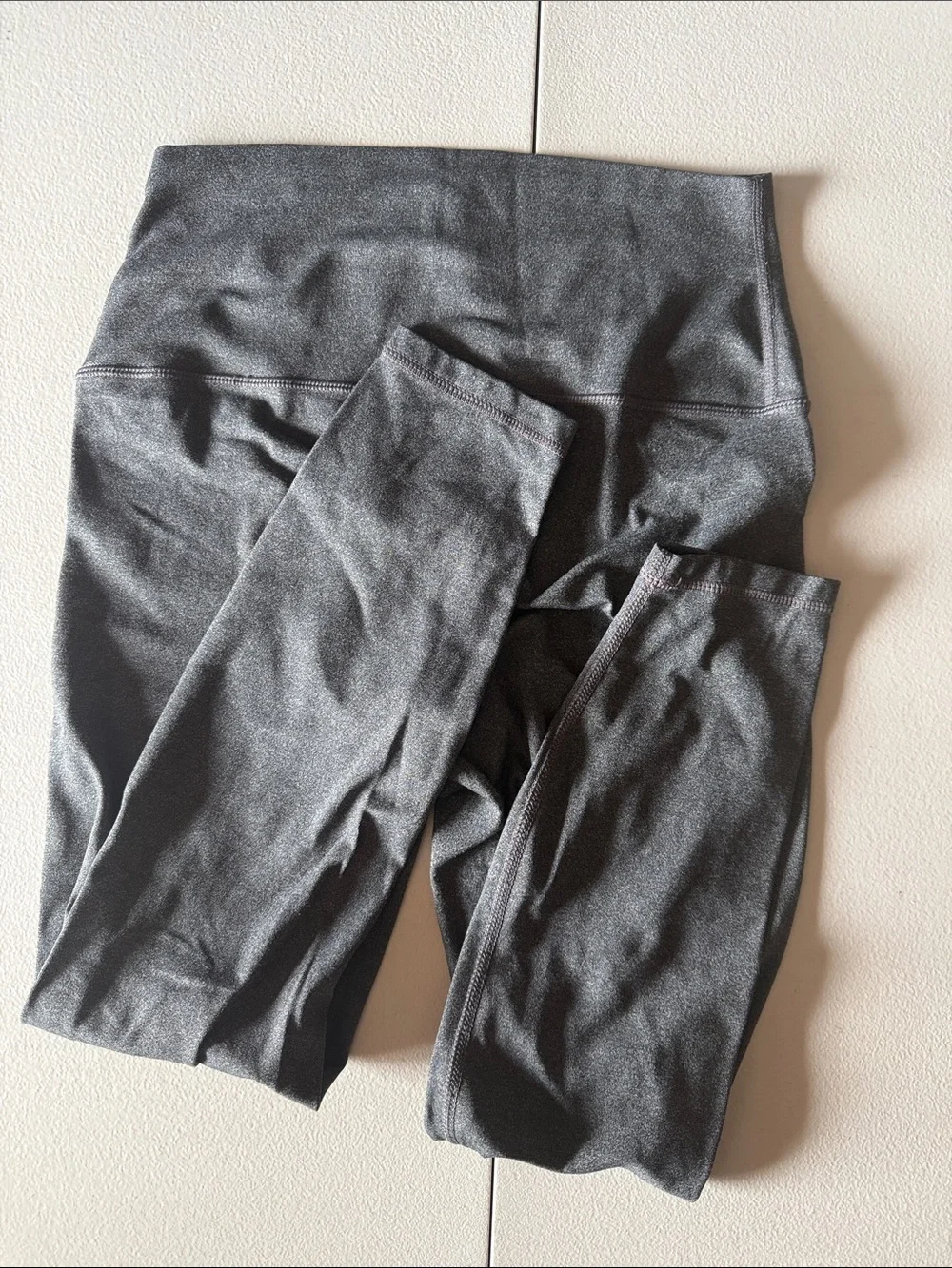 Makers Mark Zen Ankle Leggings High-Waist Active Leggings - Charcoal Gray Size L